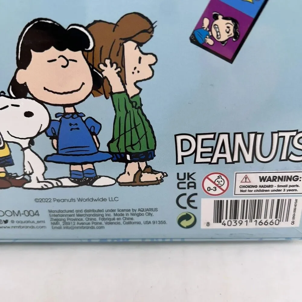 Aquarius Peanuts Dominots Tile Game 2022 Brand New Sealed